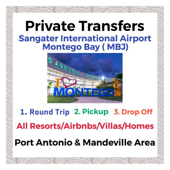 Airport Transfers Port Antonio & Mandeville Area